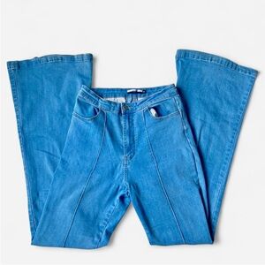 Willow Jane women’s Sky Blue Wide Leg bootcut pants - size medium